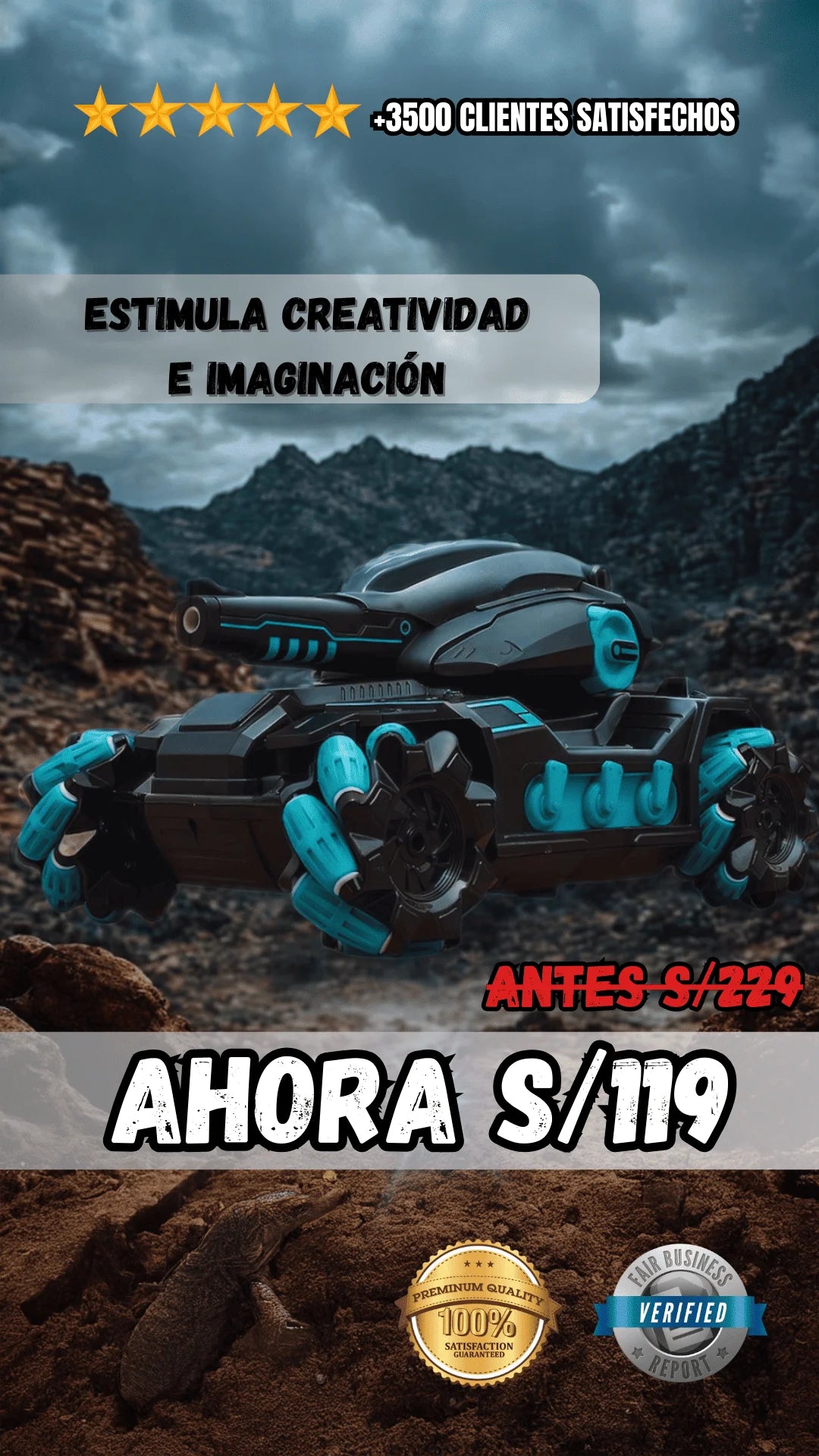 SUPER TANQUE TODO TERRENO